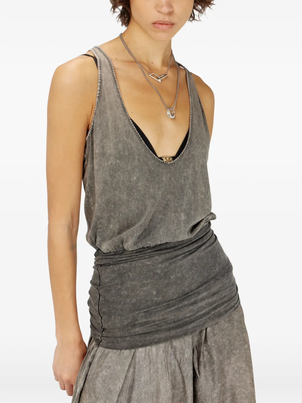 Diesel D-Sya dress Grijs