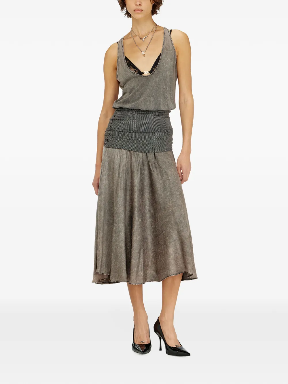 Diesel D-Sya dress Grijs