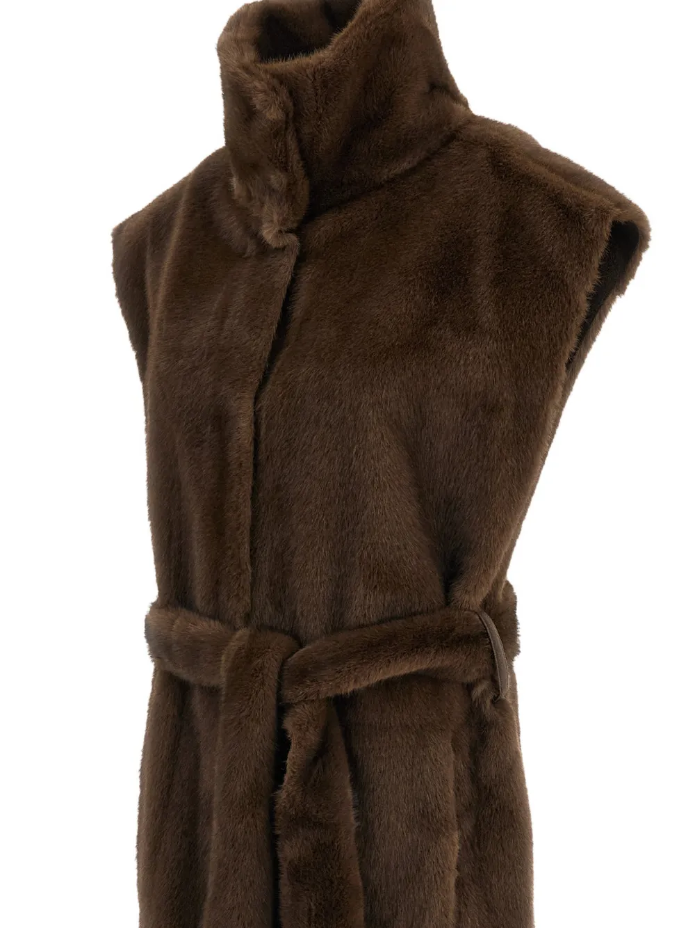 STAND STUDIO Oaklynn faux-fur coat Bruin