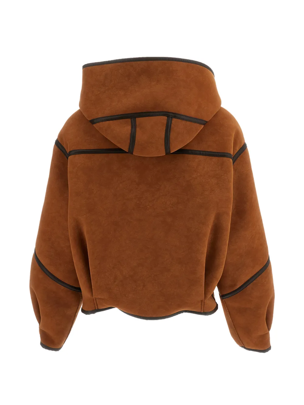 STAND STUDIO Fia hooded toggle-fastening jacket Bruin