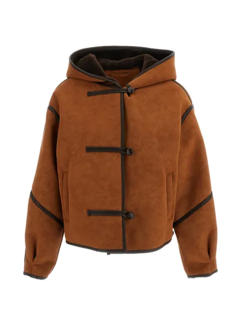 STAND STUDIO Fia toggle-fastening hooded jacket