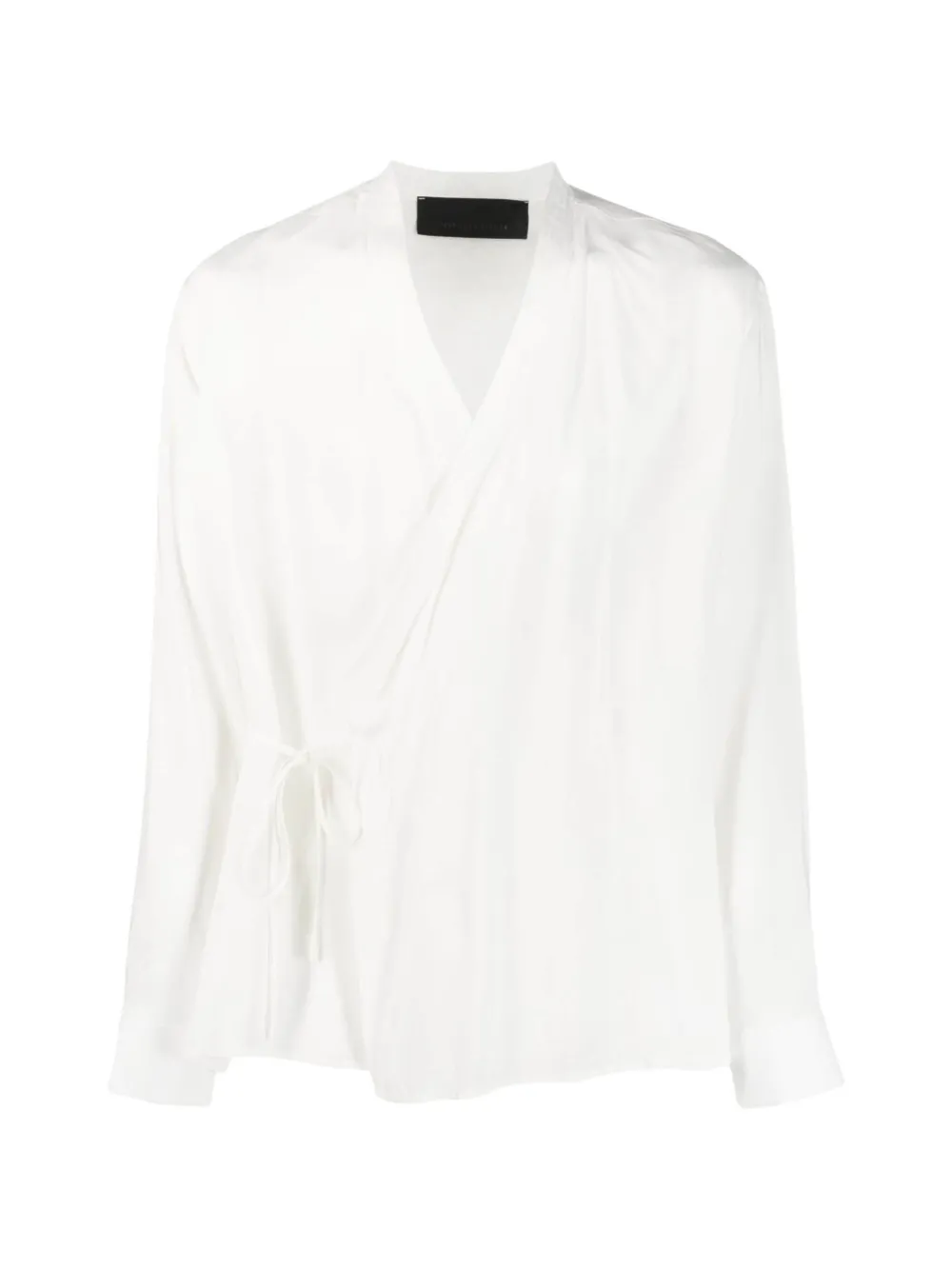 Tessitura Camicia con nodo laterale - Bianco
