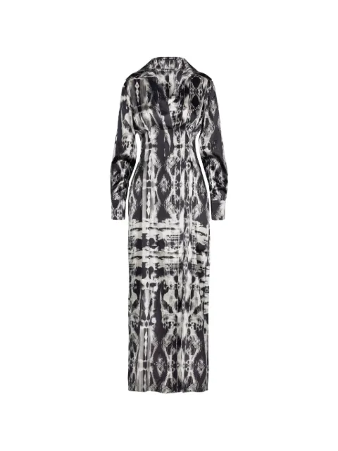 Tessitura Faces Maxikleid aus Seide