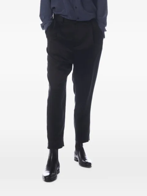 Tessitura tapered trousers
