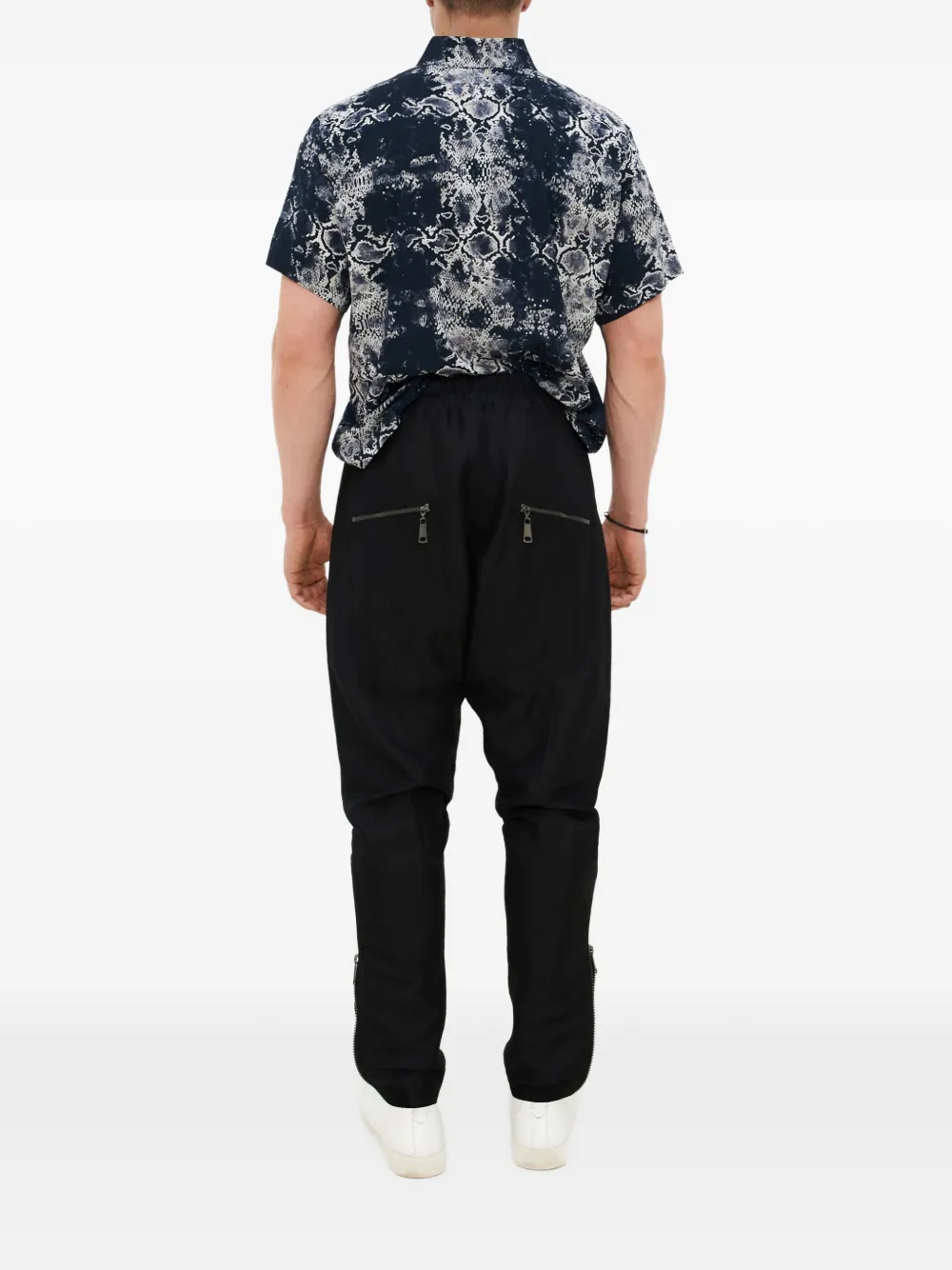 Tessitura Broek met trekkoord Zwart