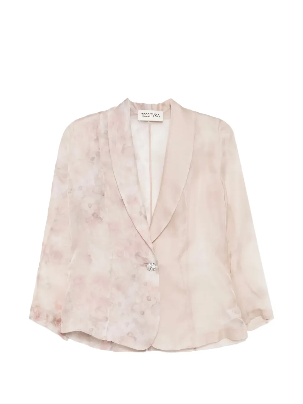 Tessitura floral-print blazer