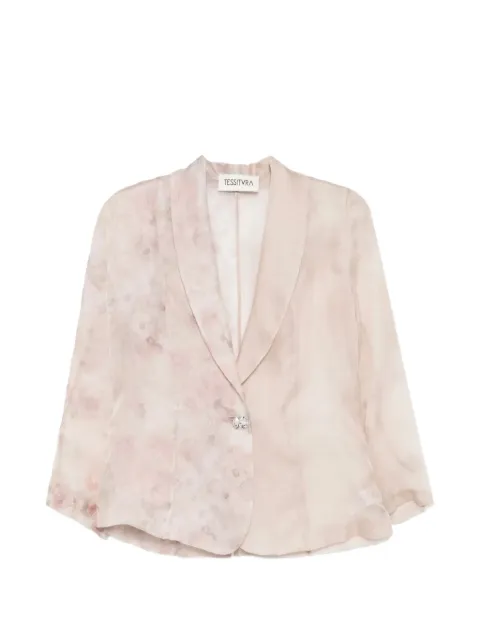Tessitura floral-print blazer