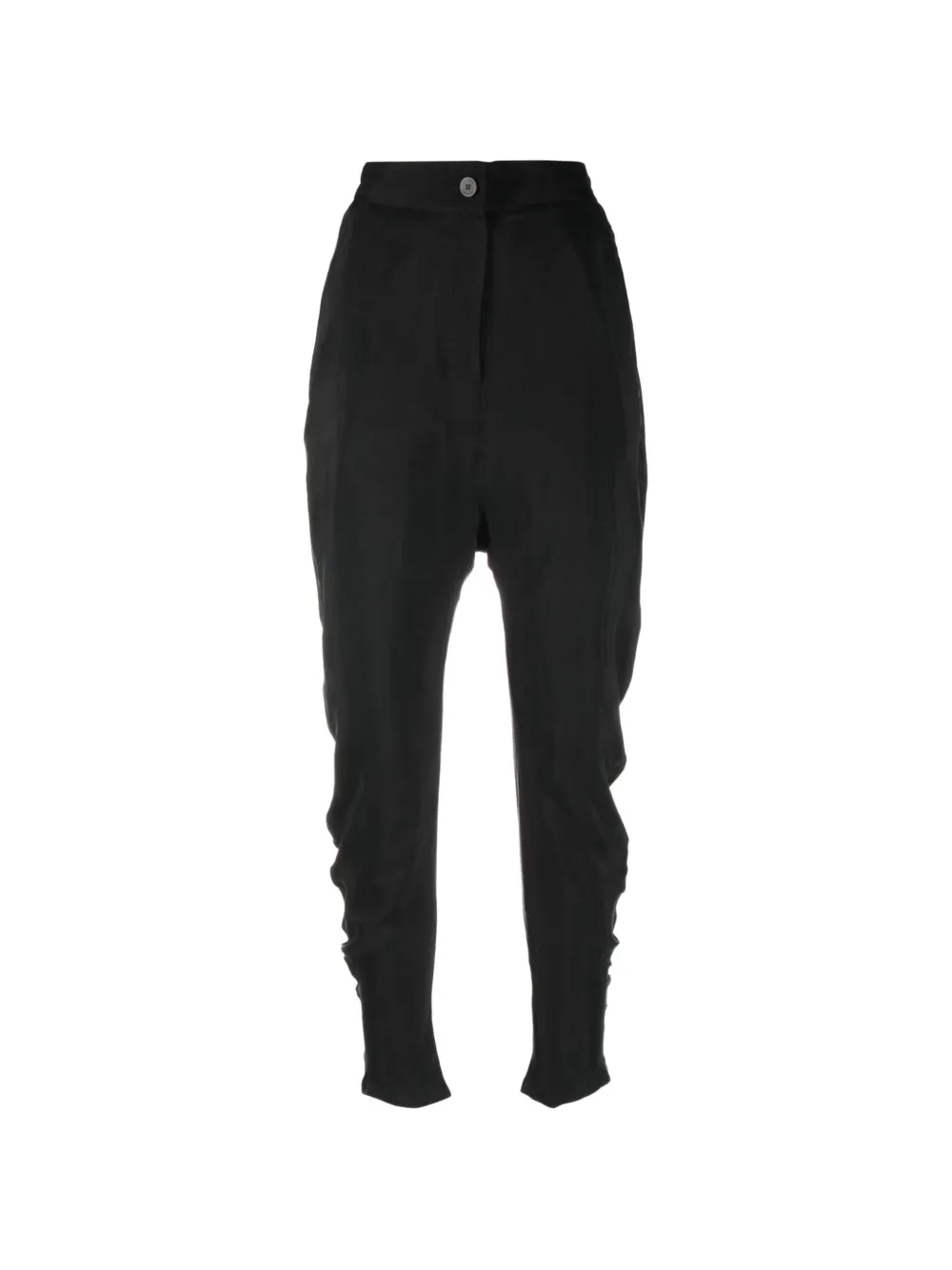 Tessitura twisted tapered trousers - Nero
