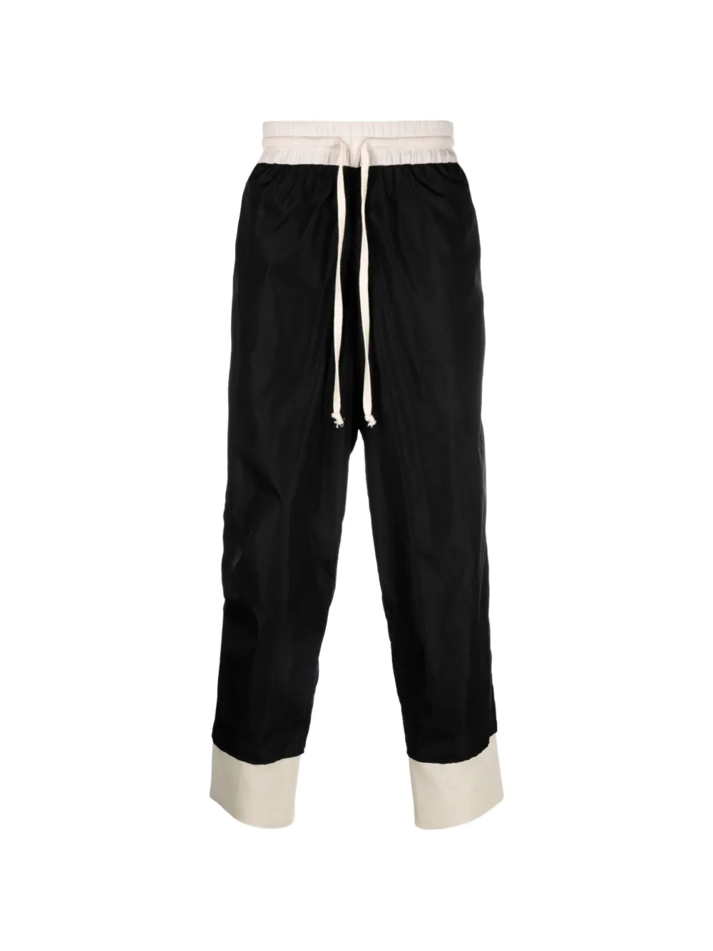 Tessitura pantalon oversize à coupe sarouel - Noir