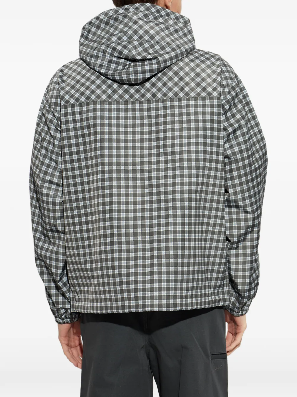 Kenzo Checks hooded jacket Grijs