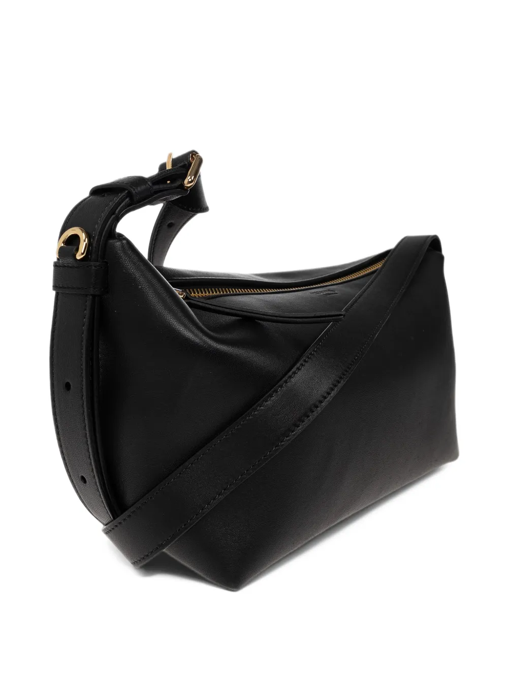 Moschino leather shoulder bag Zwart