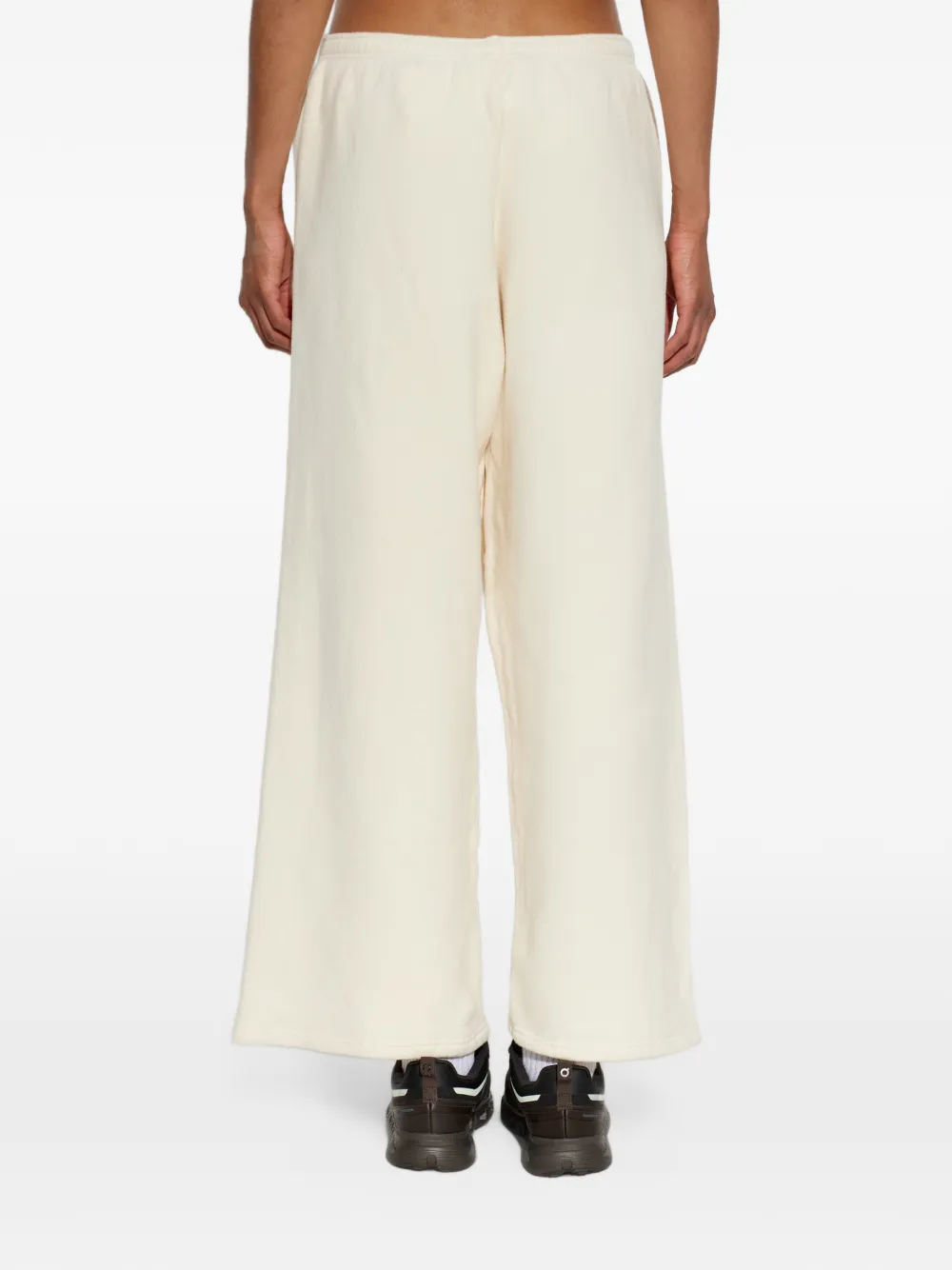 American Vintage Cojtown straight wide-leg track pants Wit