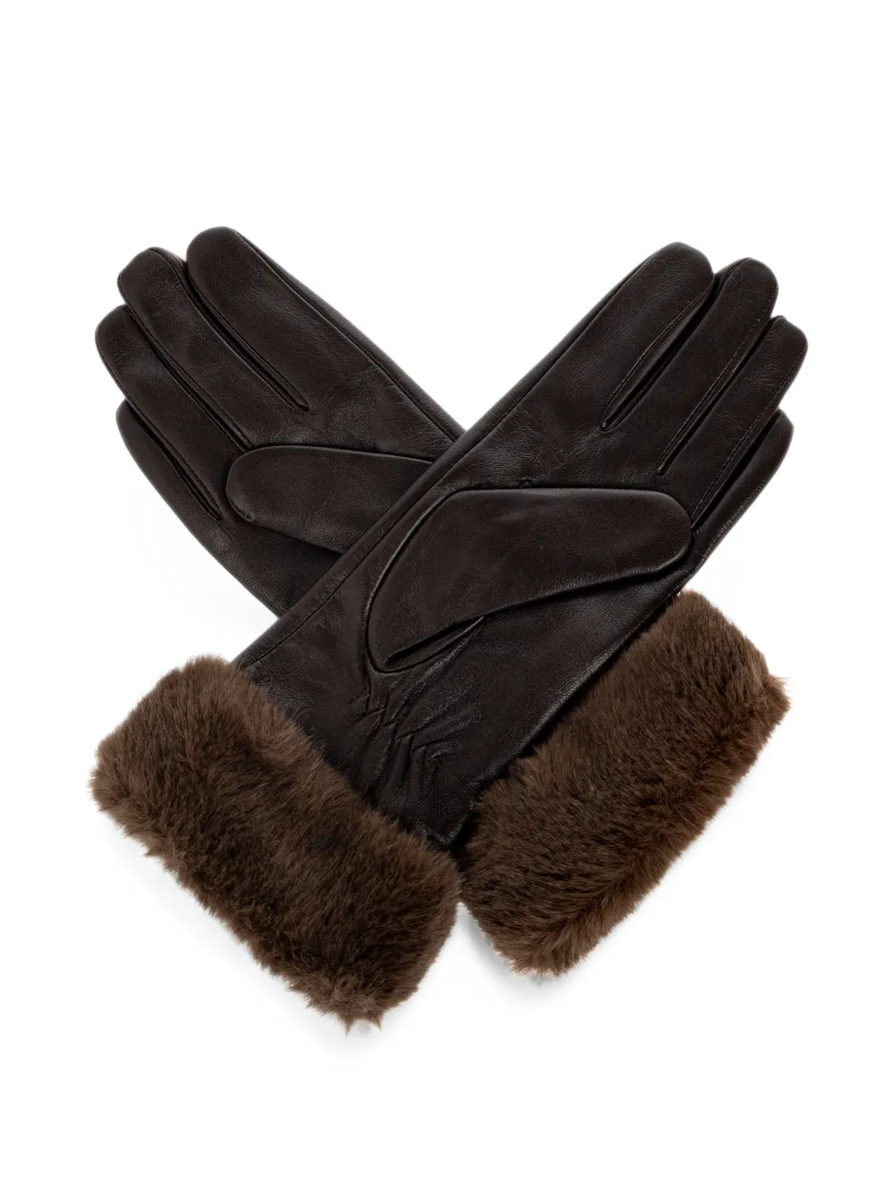 By Malene Birger Genna handschoenen met afwerking van lammy Bruin