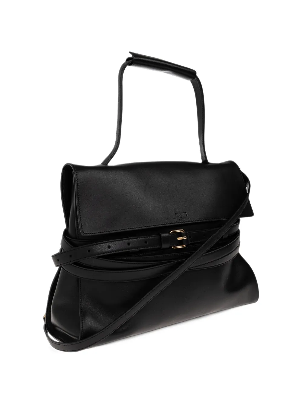 Moschino Medium Tie Me shopper Zwart
