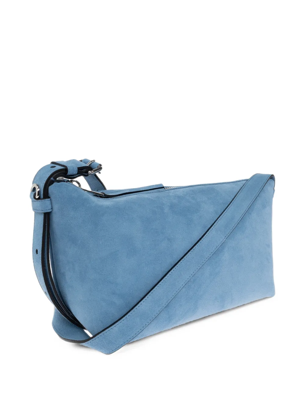 Moschino suede shoulder bag Blauw