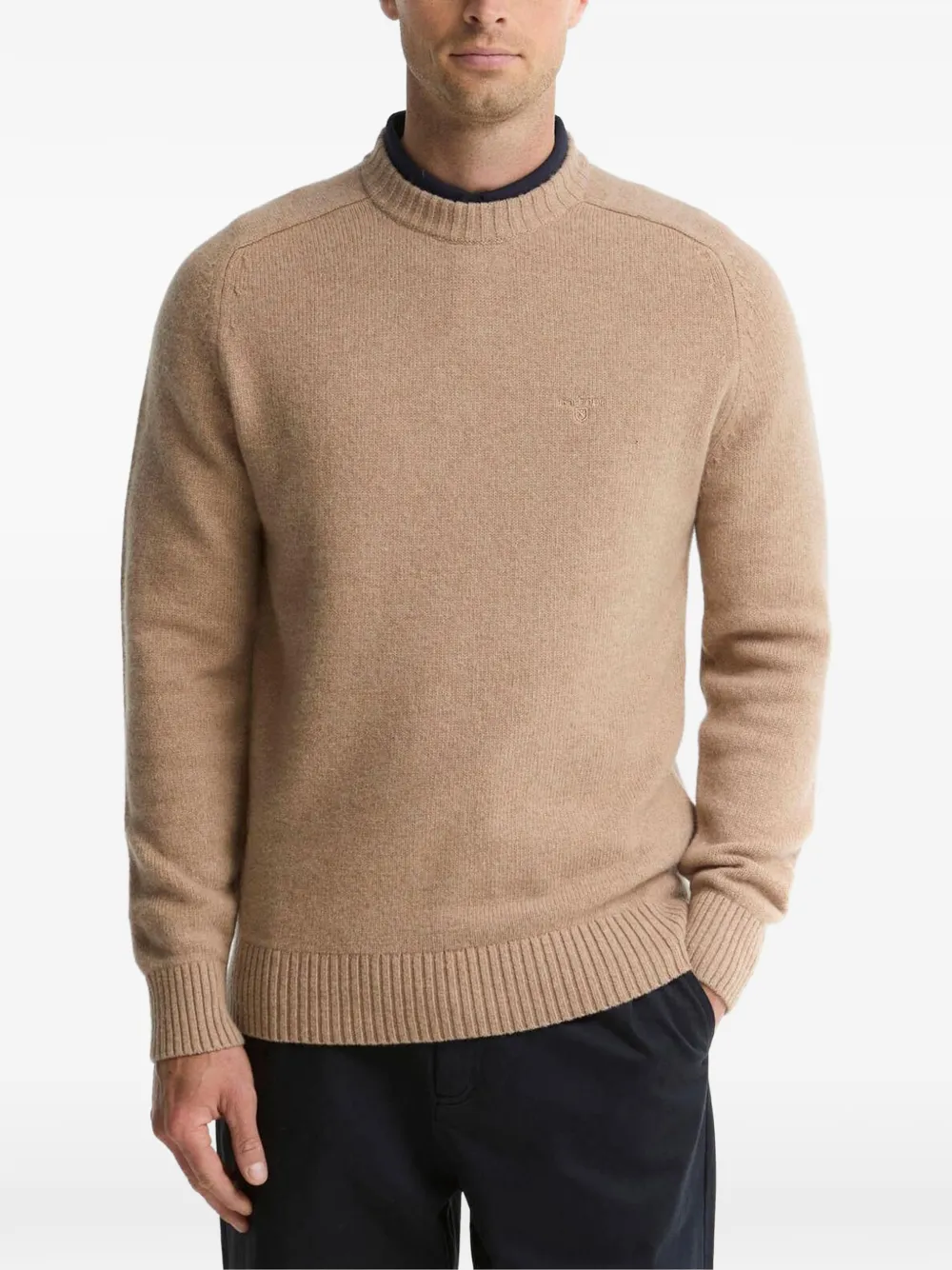 Barbour Newtown crew neck jumper Beige