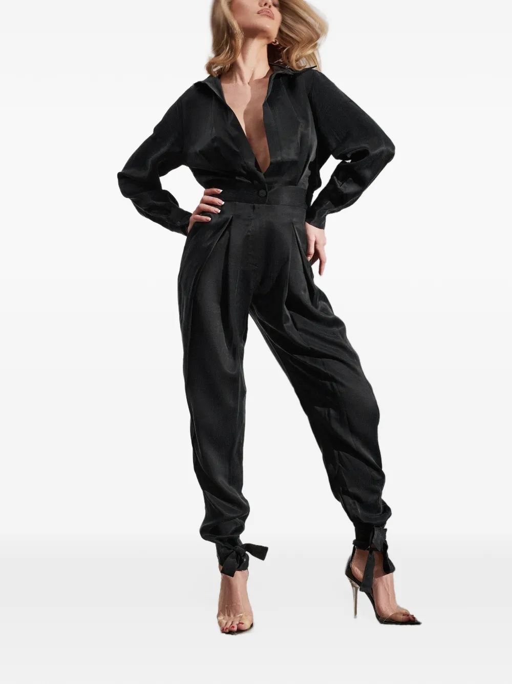 Tessitura Today jumpsuit Zwart