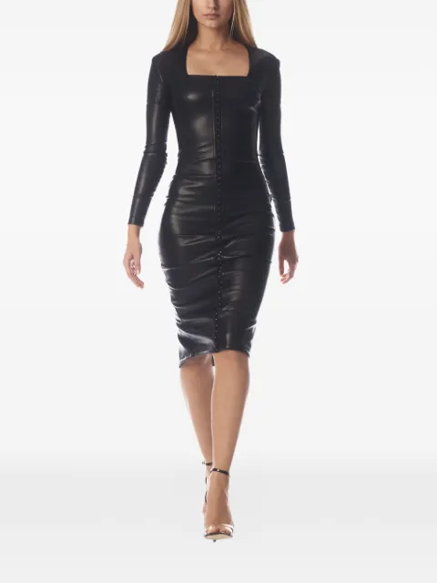 Tessitura The Size Midikleid mit eckigem Ausschnitt