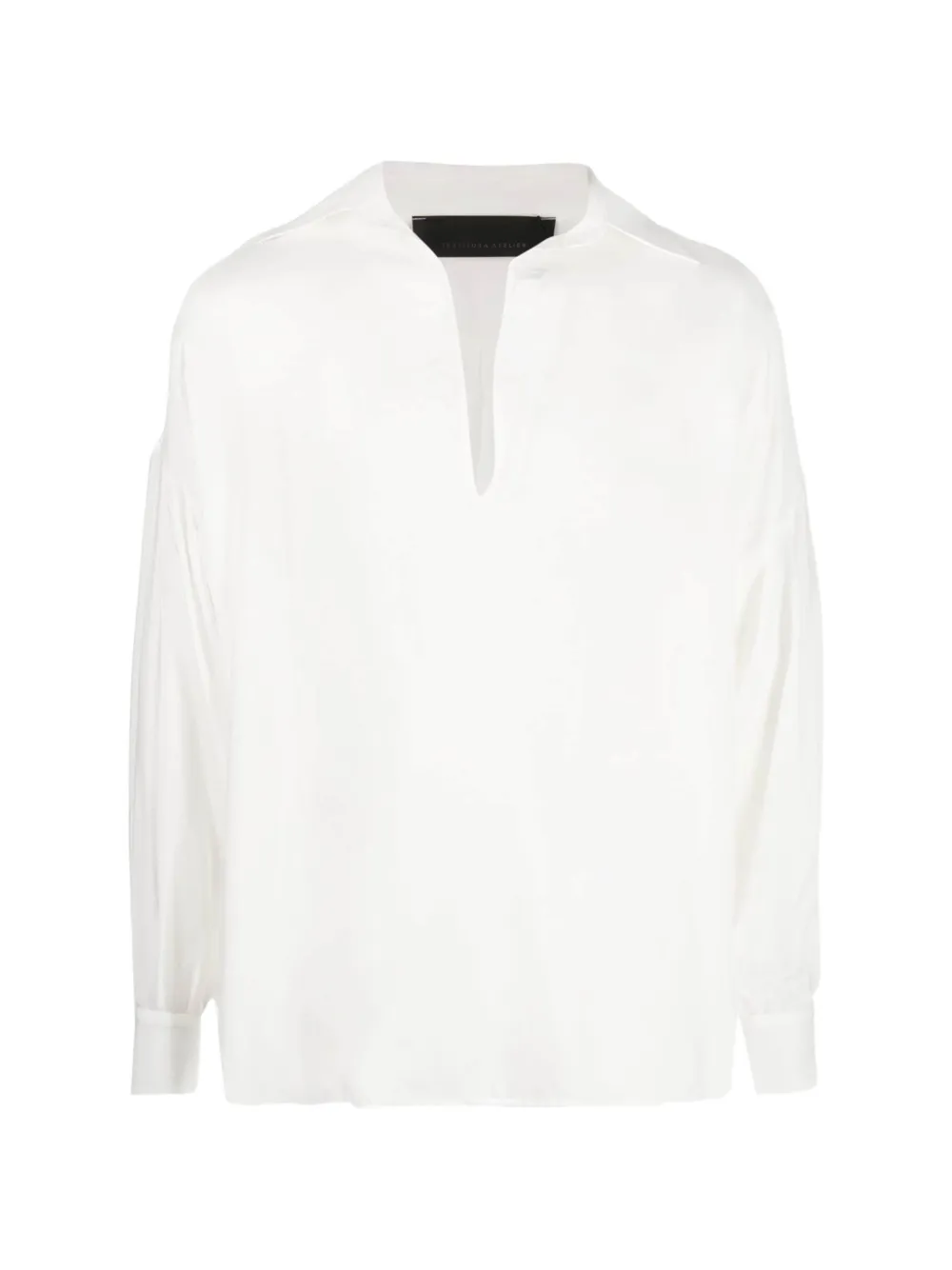 Tessitura Camicia Folds oversize - Bianco