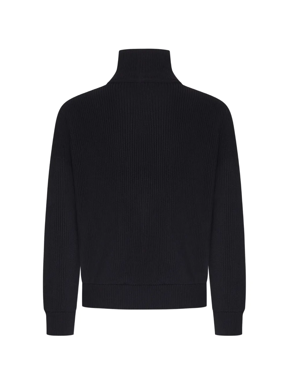 Roberto Collina ribbed-knit zip-up cardigan Zwart