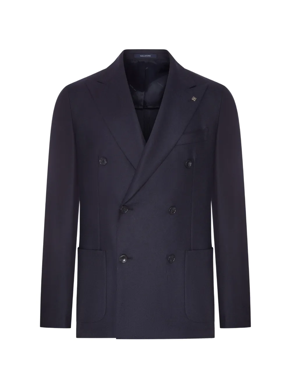 Tagliatore double-breasted peak-lapel blazer - Blu