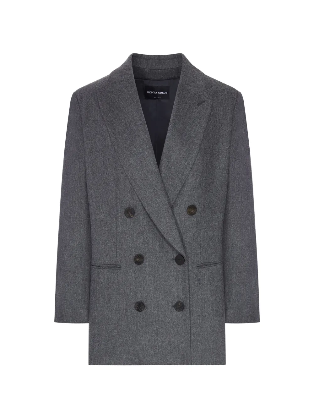 Giorgio Armani double-breasted blazer - Grau