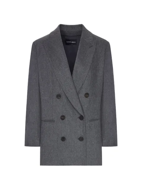 Giorgio Armani blazer à boutonnière croisée