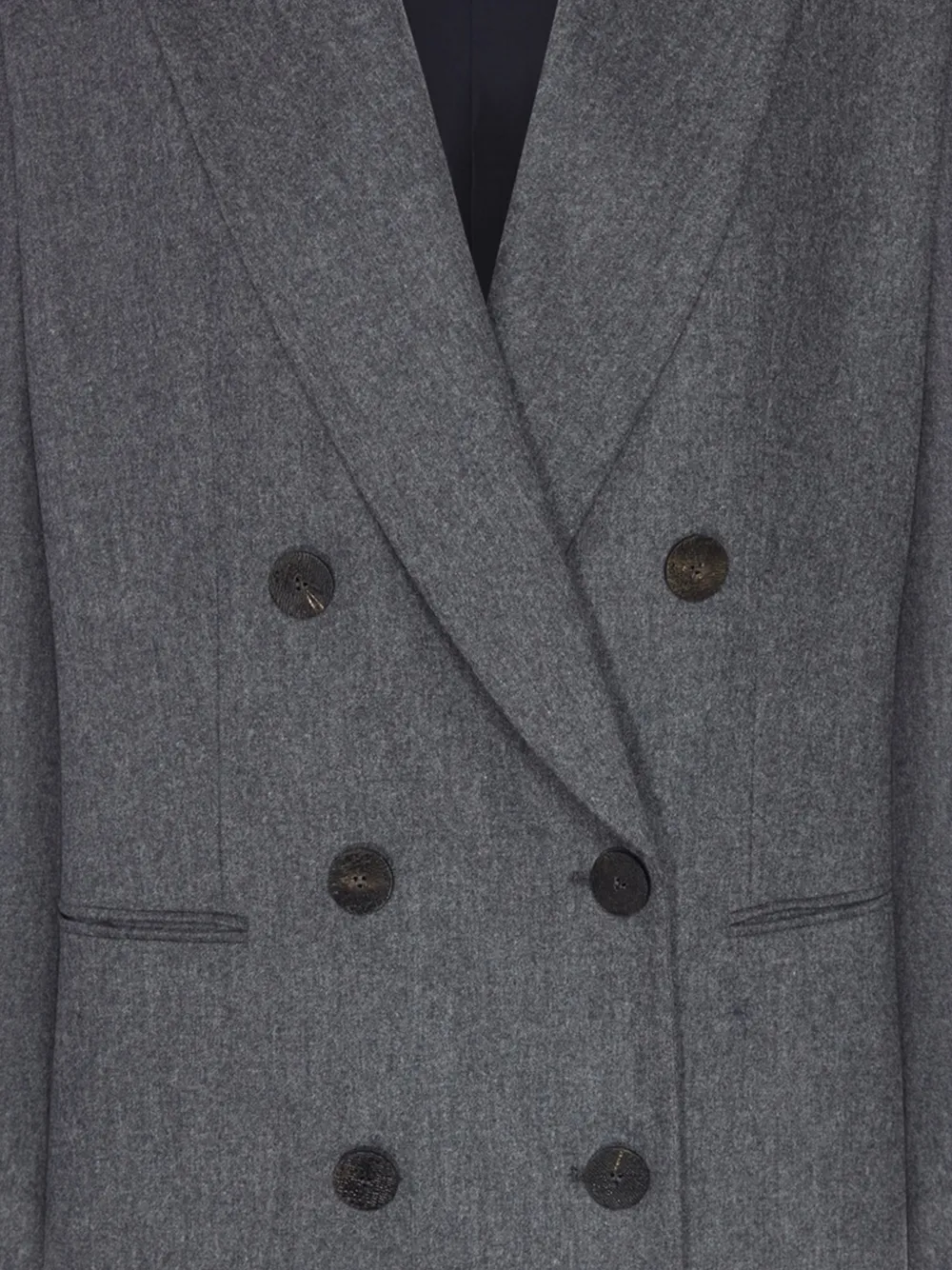 Giorgio Armani double-breasted blazer Grijs
