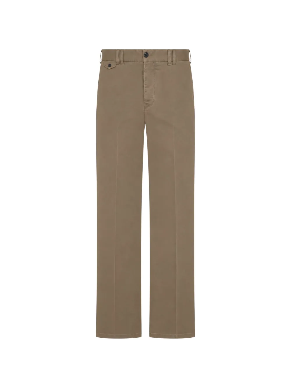 PT Torino straight-leg cotton trousers - Nude