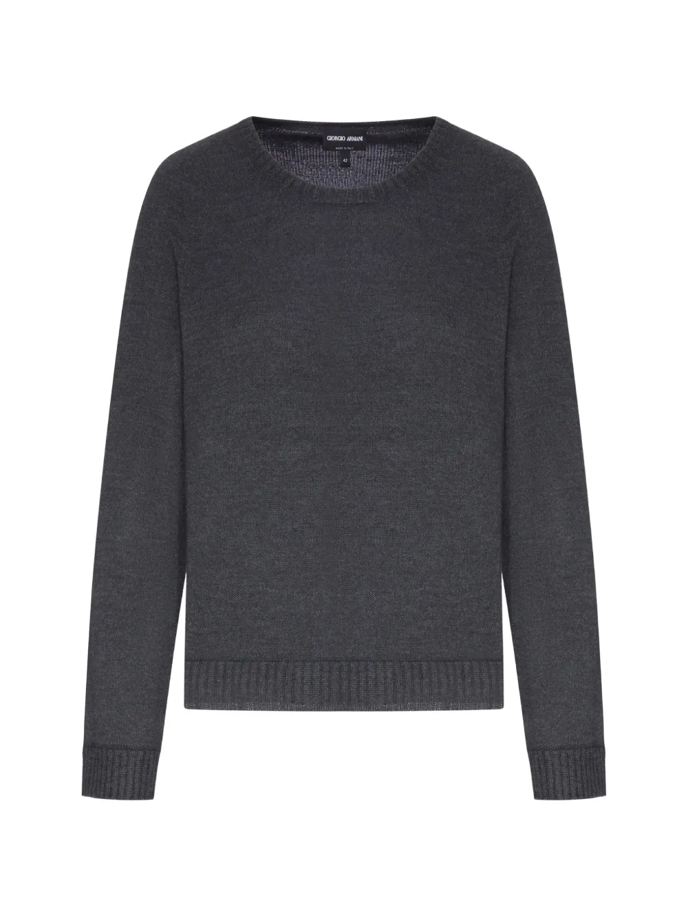 Giorgio Armani fine-knit cashmere sweater - Grey