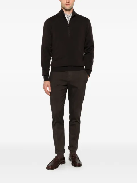 Filippo De Laurentiis quarter-zip wool sweater