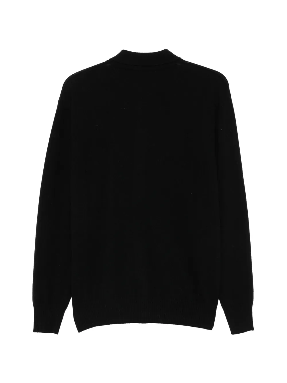 Roberto Collina button-up wool shirt Zwart