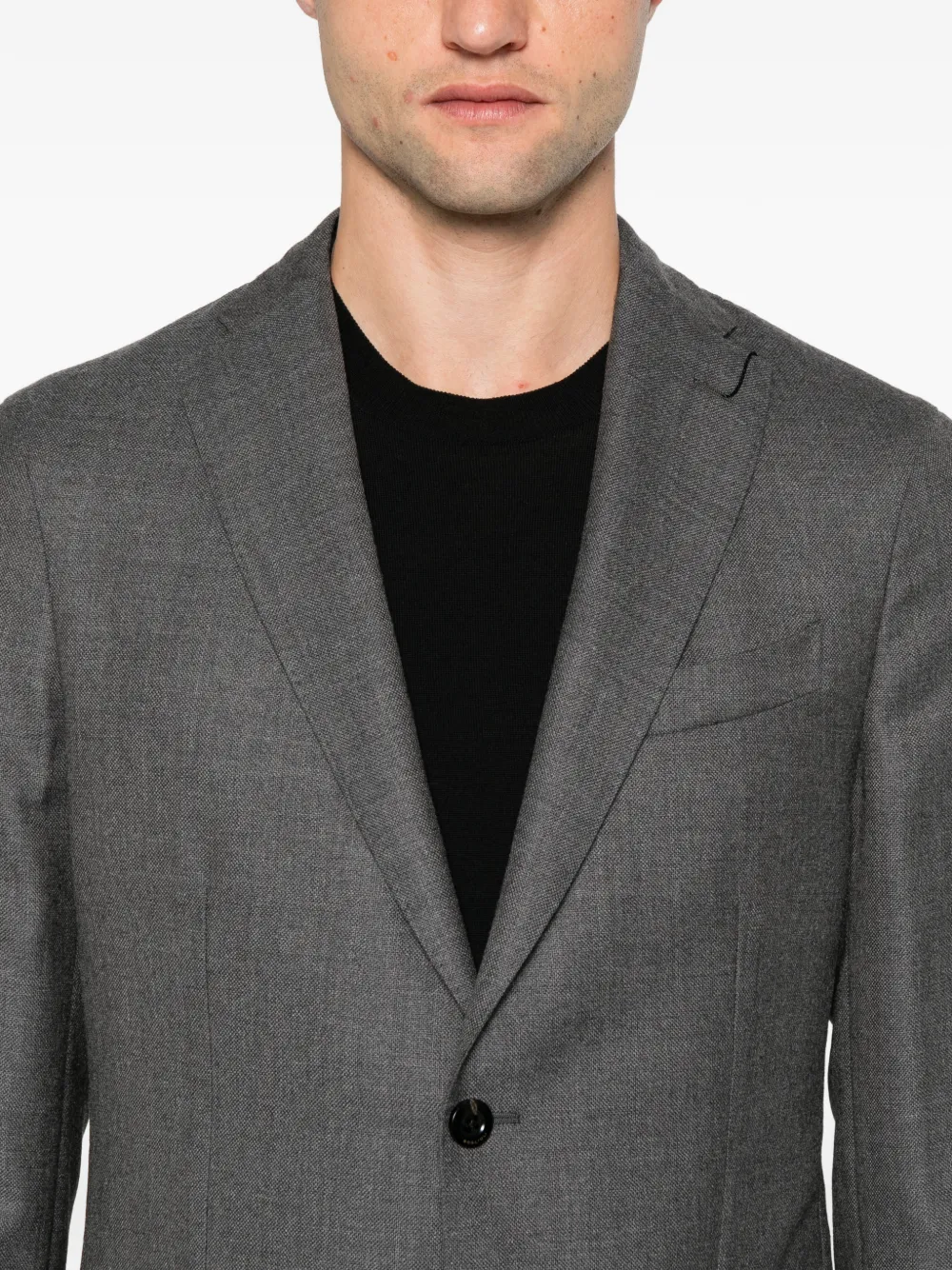 Boglioli single-breasted wool blazer Grijs