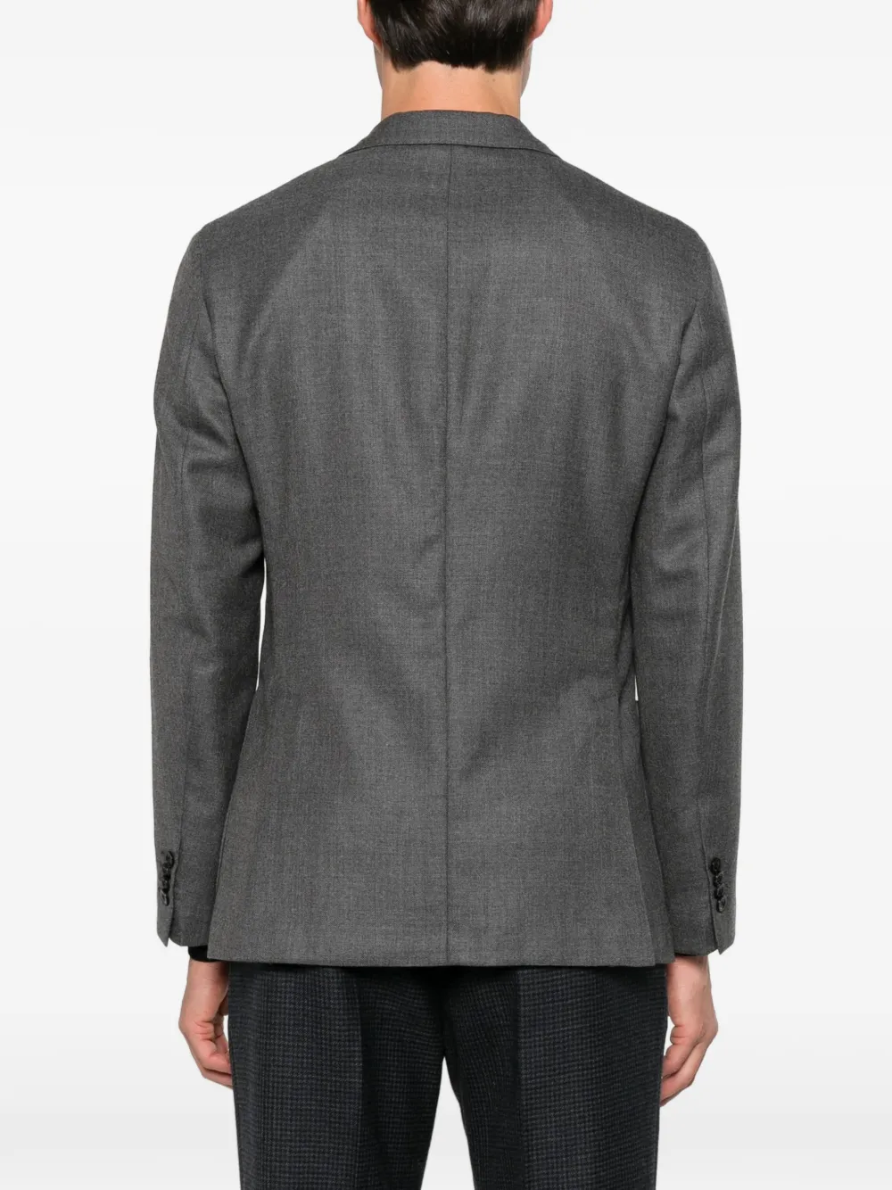 Boglioli single-breasted wool blazer Grijs
