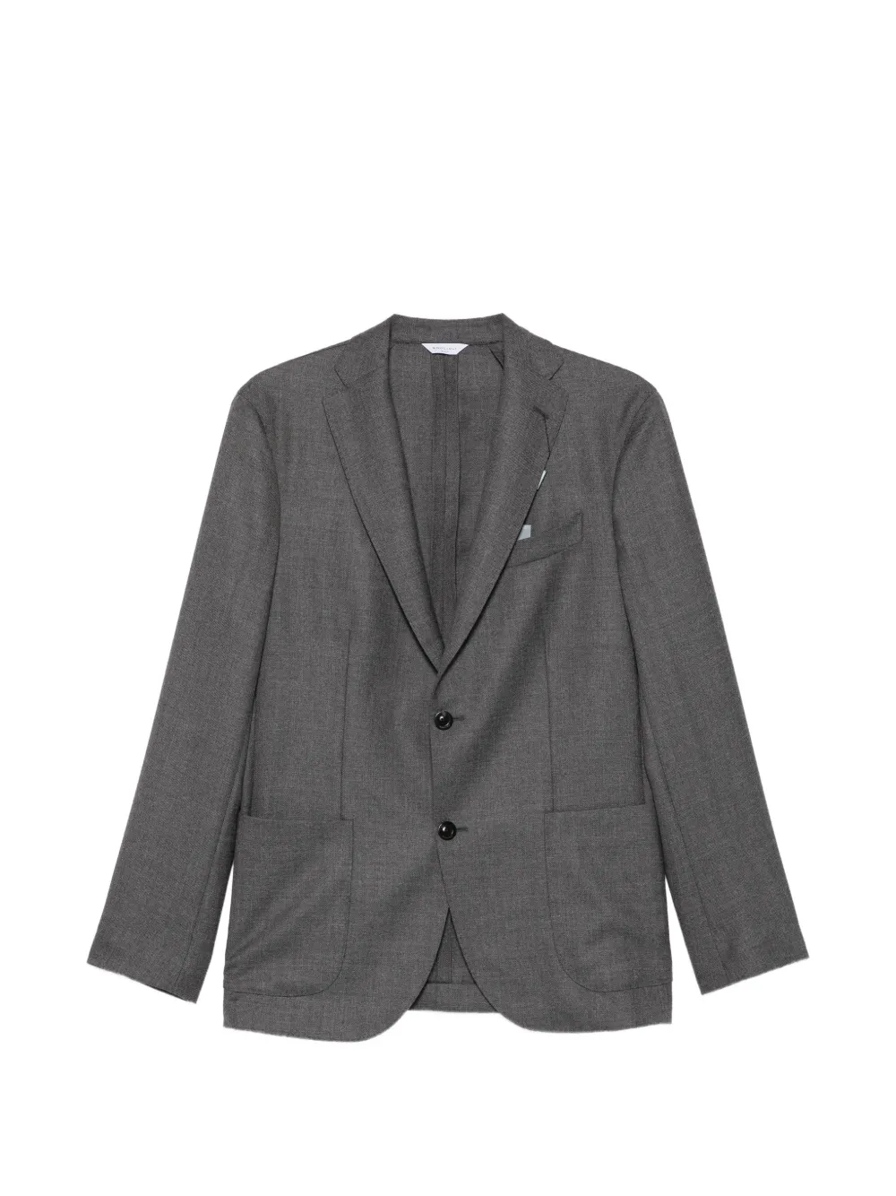 Boglioli single-breasted wool blazer - Grigio
