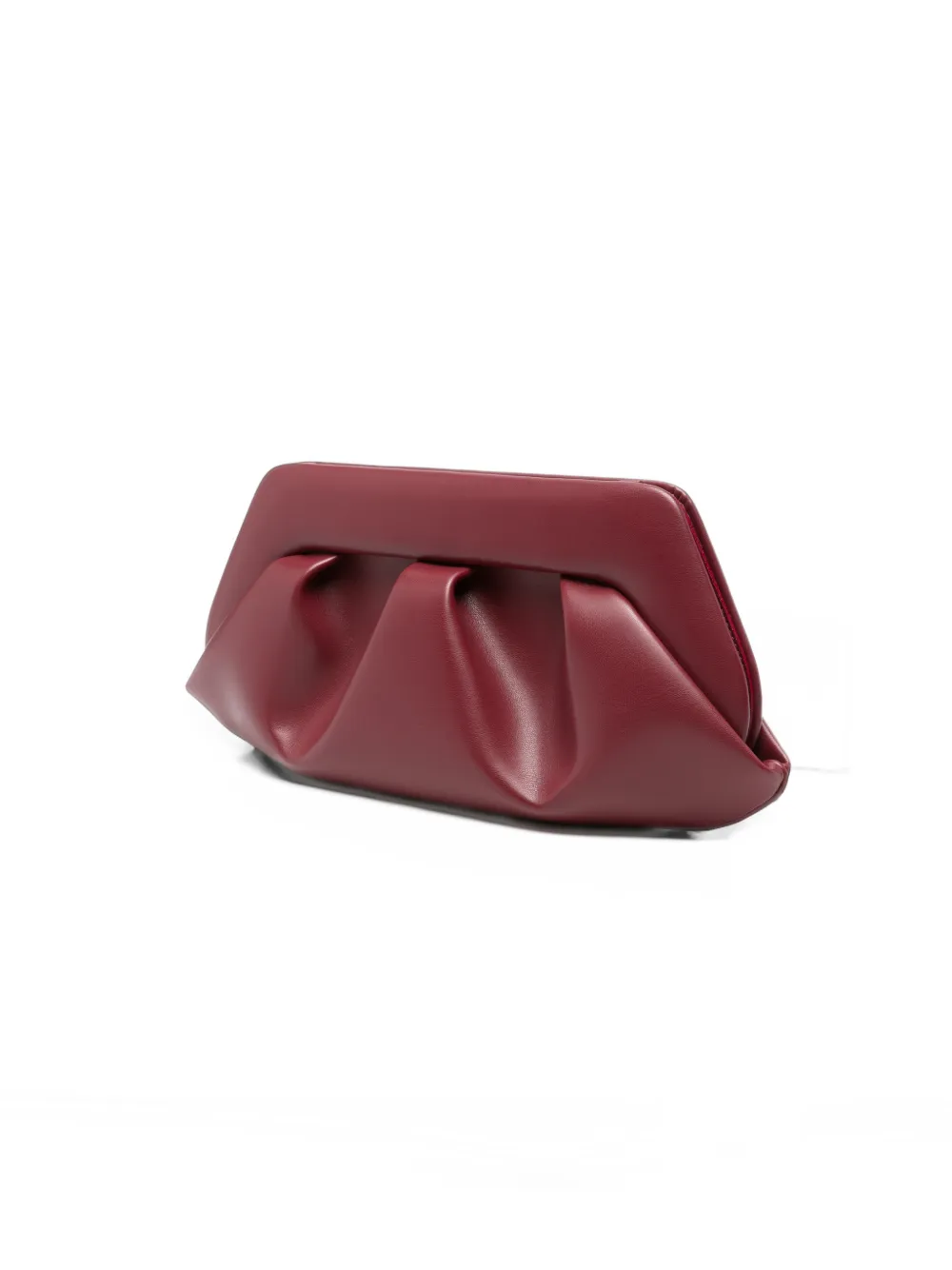 Themoirè Bios ruched shoulder bag Rood