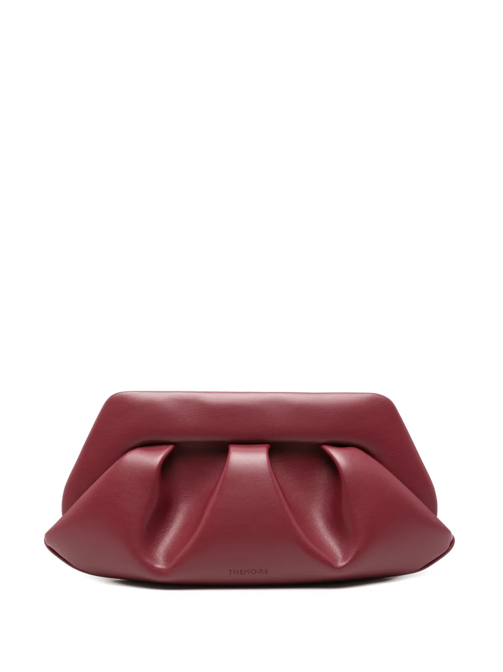 Themoirè Bios ruched shoulder bag Rood