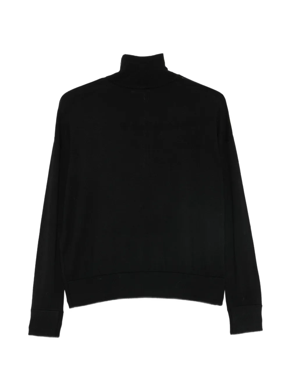 Patrizia Pepe zip-neck sweater Zwart