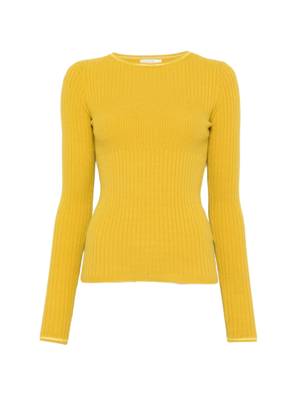 Patrizia Pepe rib-knit sweater - Giallo