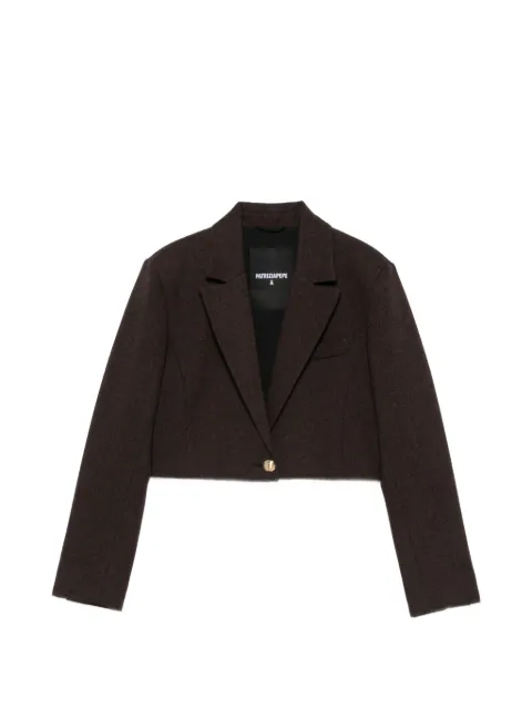 Patrizia Pepe bouclé cropped jacket