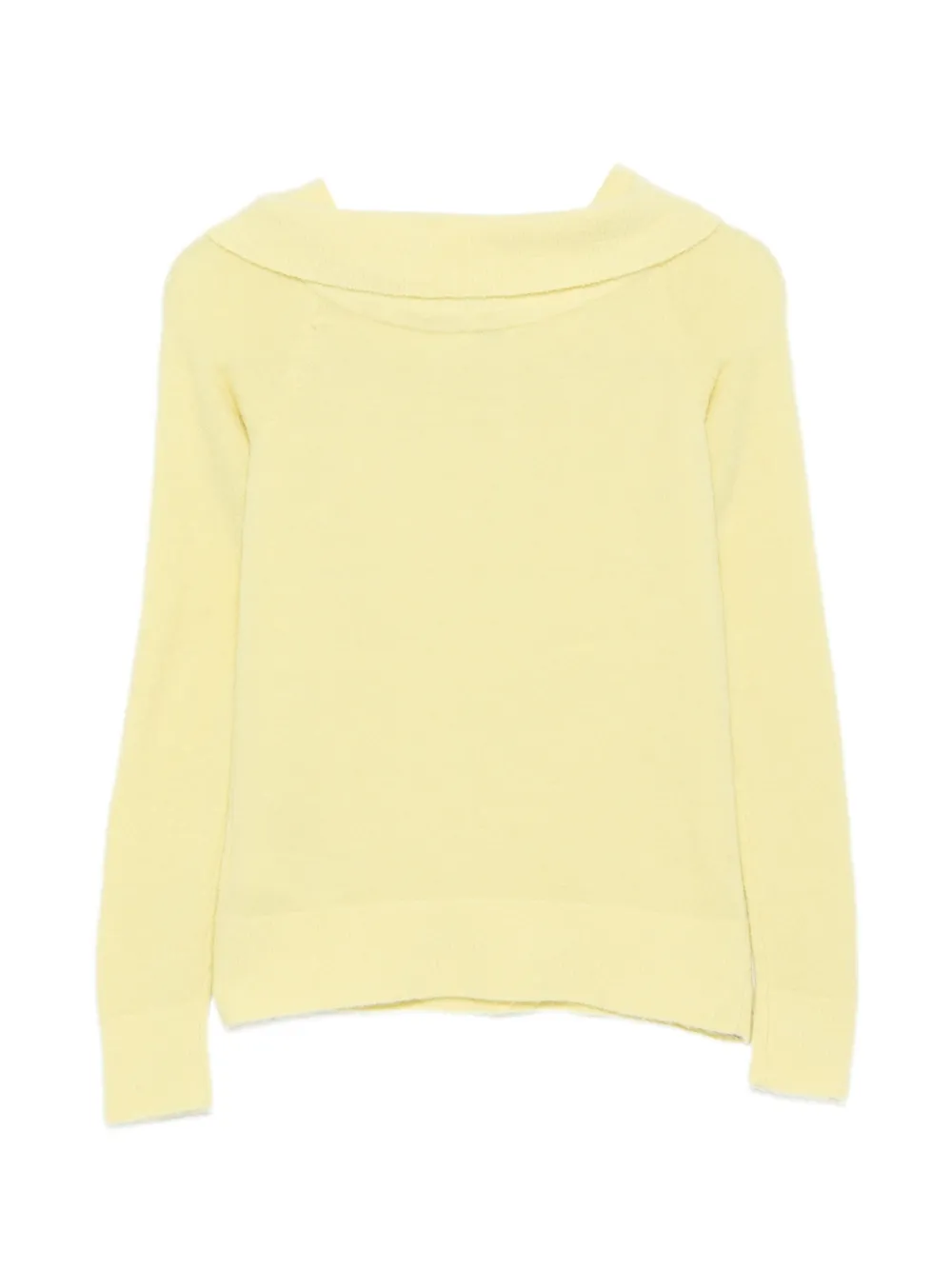 Patrizia Pepe off-the-shoulder sweater Geel