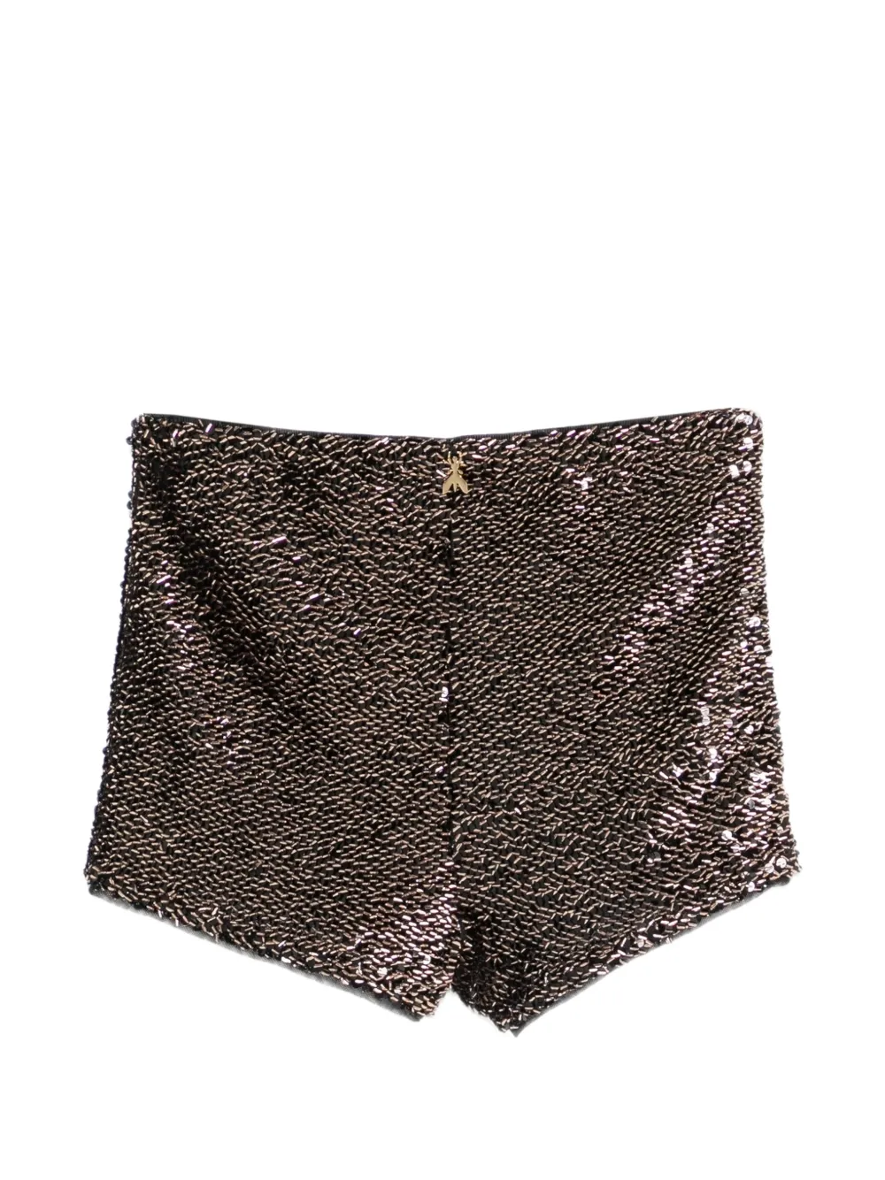 Patrizia Pepe Shorts verfraaid met pailletten Zwart