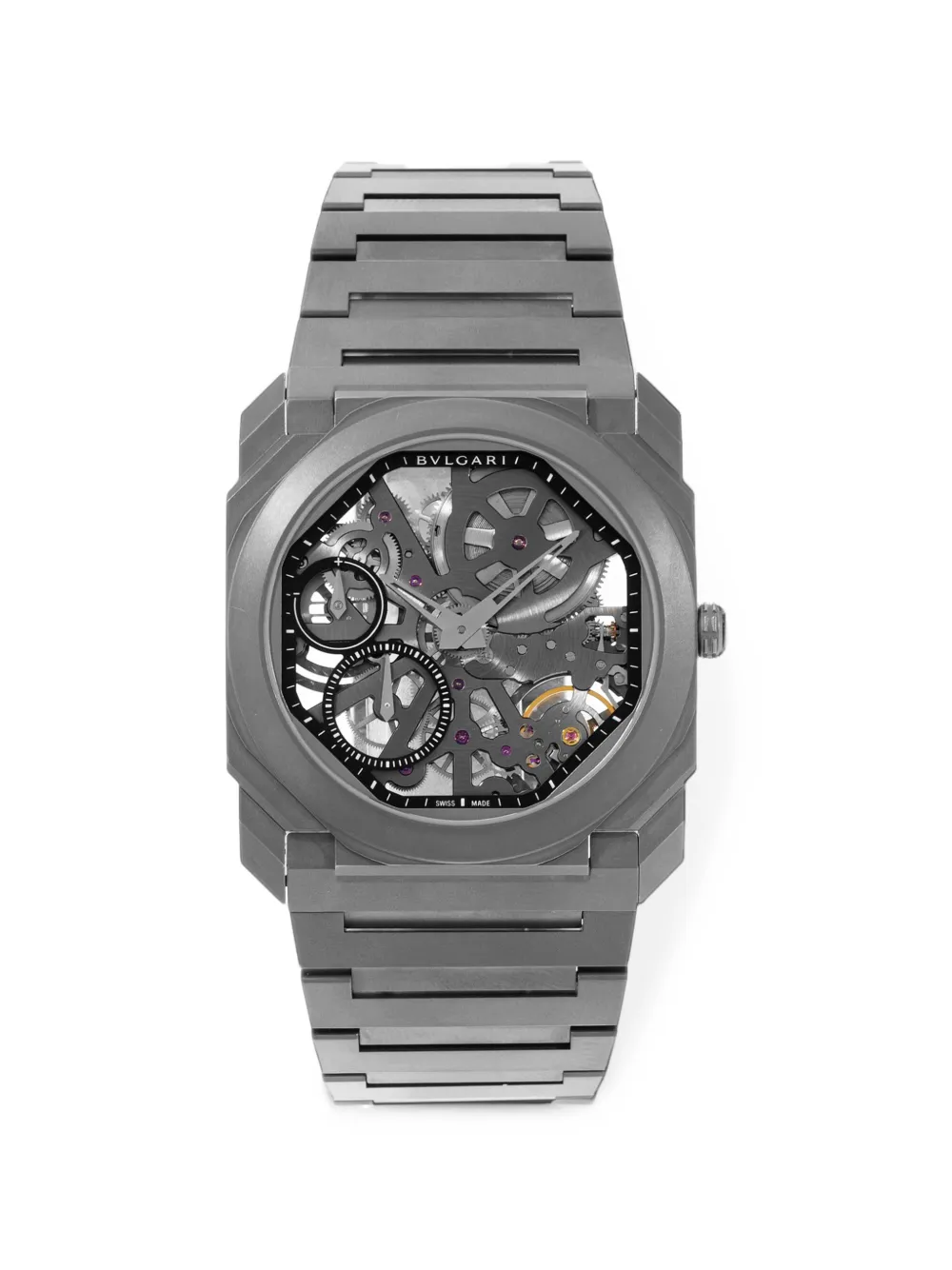 Bvlgari Pre-Owned Octo Finissimo 40mm watch - Gris Bvlgari Pre-Owned Octo Finissimo 40mm watch - Gris