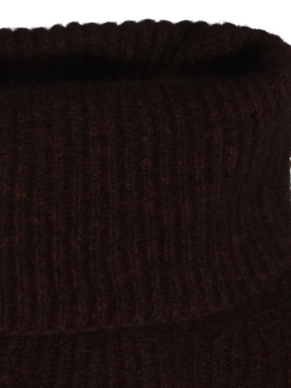 Uma Wang ribbed-knit roll-neck sweater Bruin