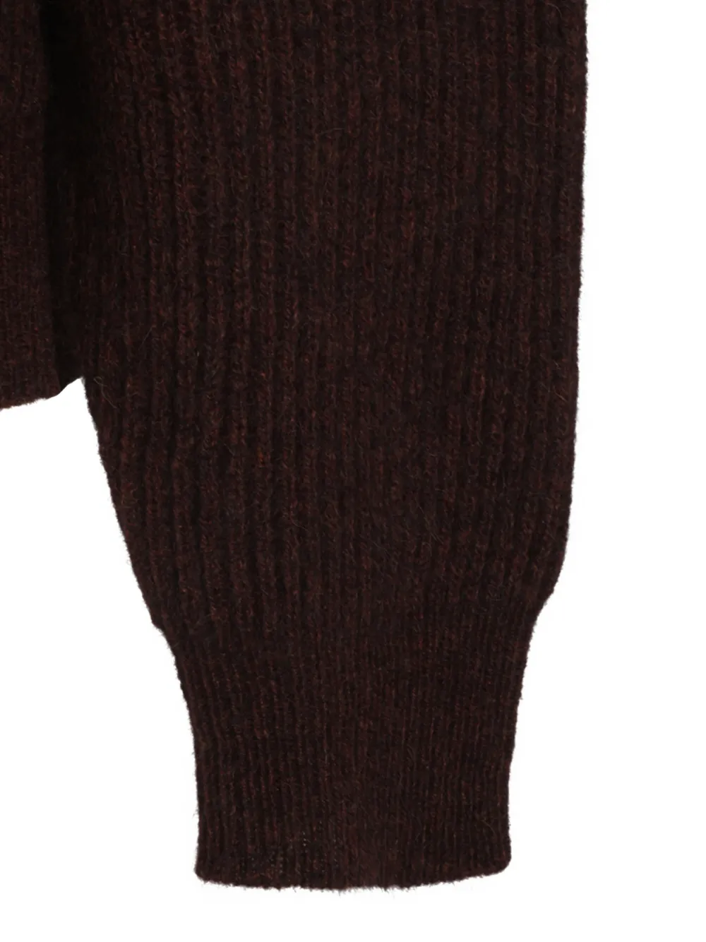Uma Wang ribbed-knit roll-neck sweater Bruin