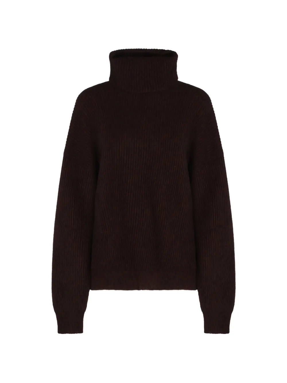 Uma Wang ribbed-knit roll-neck sweater - Brown