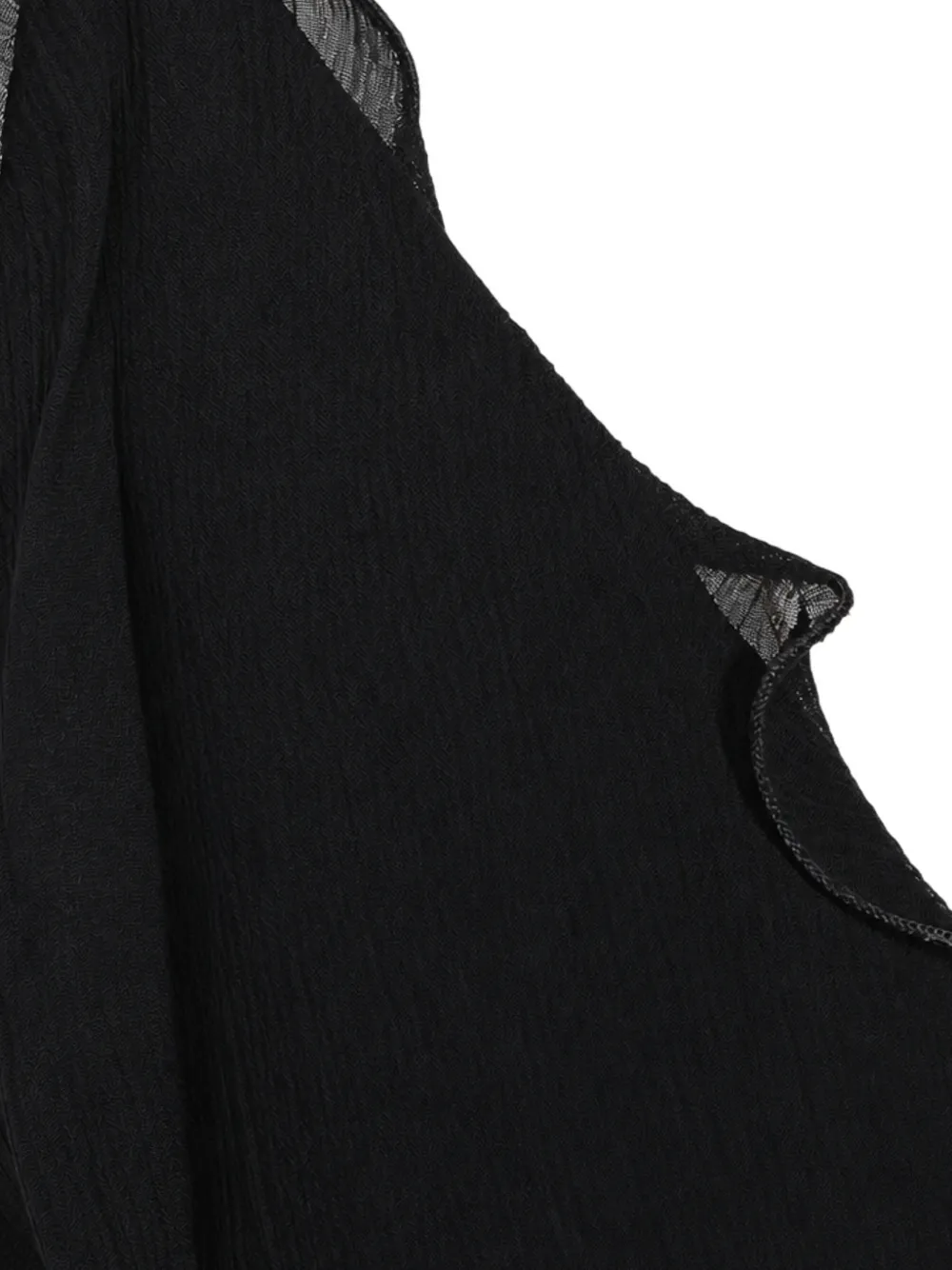 Blumarine ruffled rose-detail maxi dress Zwart