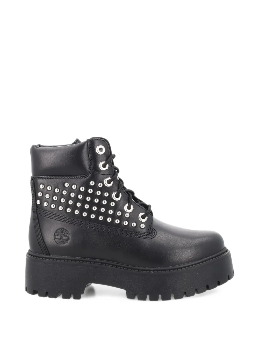 Timberland stud-embellished platform ankle boots - Black