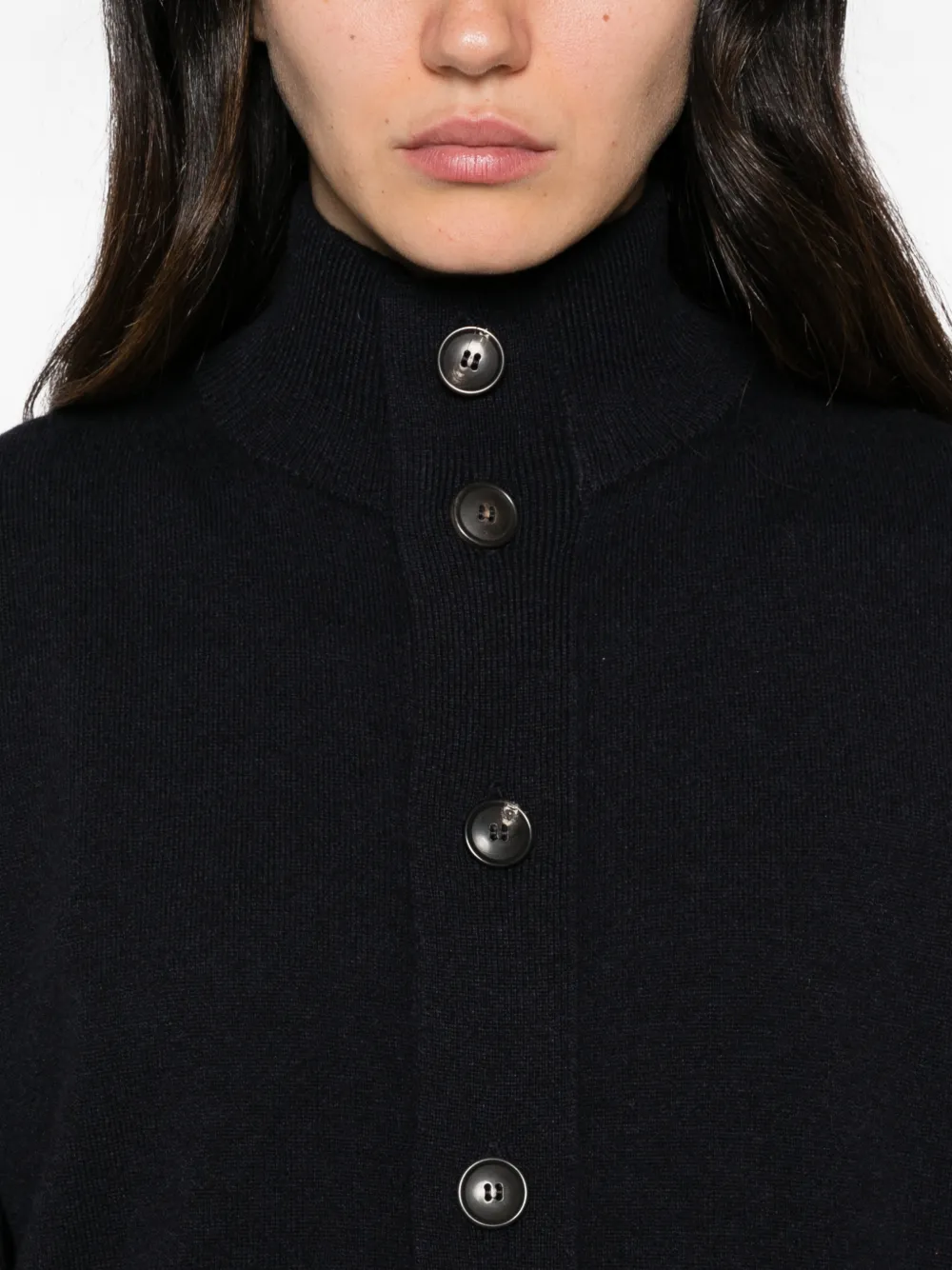 Filippo De Laurentiis button-up wool sweater Blauw