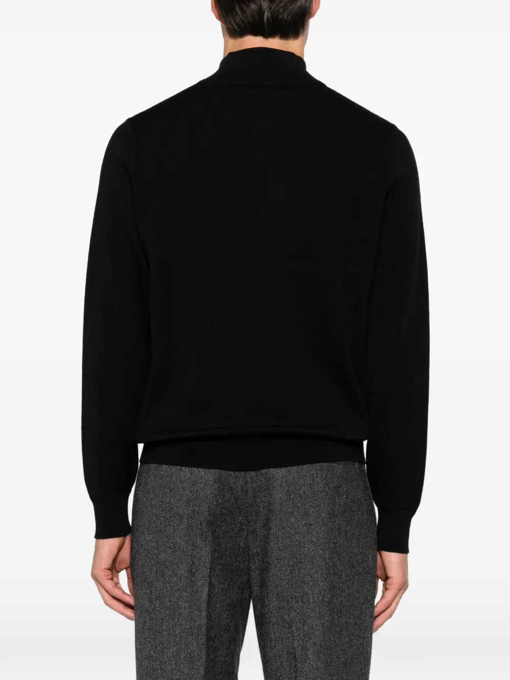 Filippo De Laurentiis half-zip sweater Zwart